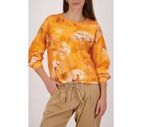 Monari Sweatshirt mit Blumen-Muster, aperitif gemustert Größe 40