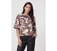 monari - Sweatshirt mit Blumenmuster antique white gemustert - Gr. - 44