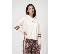 monari - Sweatshirt mit Colorblock-Design antique white - Gr. - 44
