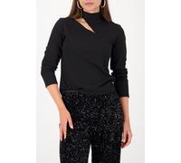 Monari - Sweatshirt mit Cut out 999 schwarz - Gr. - 38