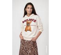monari - Sweatshirt mit Kapuze antique white - Gr. - 34