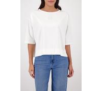 monari - Sweatshirt mit Präge-Emblem off-white - Gr. - 44