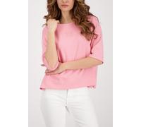 monari - Sweatshirt mit Präge-Emblem spring flower - Gr. - 42