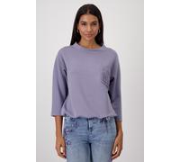 monari - Sweatshirt mit Prägedruck smoked purple - Gr. - 46
