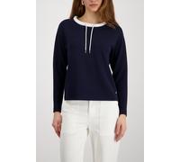 monari - Sweatshirt mit Schmuckdetail marine - Gr. - 40