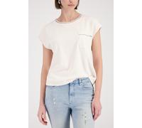 monari - Sweatshirt mit Schmuckkragen marble - Gr. - 40