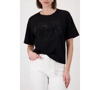 monari - Sweatshirt mit Schmuckschrift schwarz - Gr. - 40