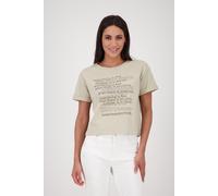 monari - Sweatshirt mit Schriftzug bamboo - Gr. - 38