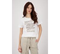 monari - Sweatshirt mit Schriftzug - Gr. - 38