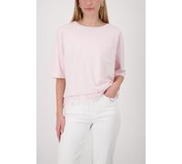 Monari Sweatshirt mit Spitzenborte French Rose Größe 40