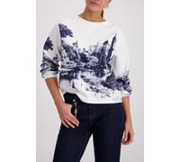 monari - Sweatshirt mit Stadt-Aufdruck off-white - Gr. - 40