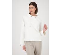 monari - Sweatshirt mit Stehkragen off-white - Gr. - 40