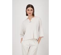 monari - Sweatshirt mit Strasssteinen oat milk - Gr. - 42