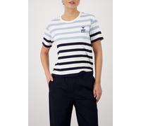 Monari T-Shirt mit Streifen – Marine-Ringel – Größe 40