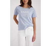 Monari - Sweatshirt mit Streifen sea side ringel - Gr. - 34