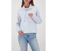 Monari Sweatshirt mit Strickärmeln Ice Blue Größe 44