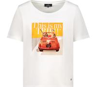monari - T-Shirt mit Cabrio-Print off-white - Gr. - 38