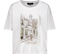 monari - T-Shirt mit Print pastel yellow - Gr. - 38