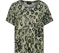 monari - T-Shirt mit Leomuster bamboo gemustert - Gr. - 38