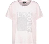 monari - T-Shirt mit Strasssteinen french rose - Gr. - 44