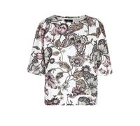 monari - Sweatshirt mit Blumenmuster antique white gemustert - Gr. - 38