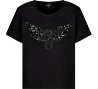 monari - T-Shirt mit Adlermotiv schwarz - Gr. - 40