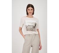 monari - T-Shirt mit Fotoprint oat milk - Gr. - 38