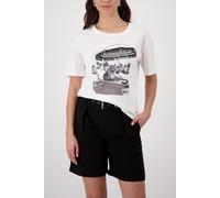 monari - T-Shirt mit Leopard am Strand-Print - Gr. - 44
