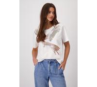 Monari - T-Shirt mit Papagei-Print 102 off-white - Gr. - 42