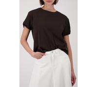 monari - T-Shirt mit Schmuckdetail coffee - Gr. - 36