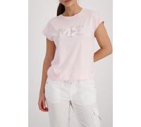 monari - T-Shirt mit Strasssteinen french rose - Gr. - 40