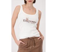 monari - Top mit Espresso-Print - Gr. - 36