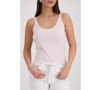 Trägertop MONARI, Damen, Gr. 42, rosa, Web, Obermaterial: 50% Baumwolle, 50% Modal, unifarben, regular fit taillenbedeckt, tiefer Rundhals, Tops Trägertop, Regular fit mit Pailletten-Trägern (21883525
