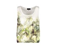 monari - Top mit tropischen Print olive gemustert - Gr. - 46