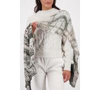 monari - Tuch mit Gallery-Muster sage gemustert - Gr. - OS