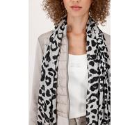 monari - Tuch mit Leomuster greige gemustert - Gr. - OS