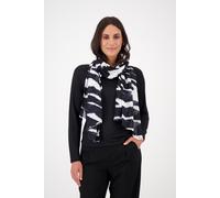 monari - Tuch mit Zebramuster schwarz gemustert - Gr. - OS