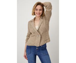 monari - Tweed-Strickblazer caramel - Gr. - 42