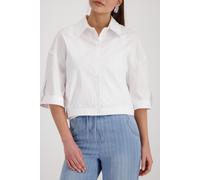 Monari - Verkürzte Bluse weiss - Gr. - 36