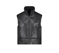 MONARI Wendegilet in Felloptik schwarz | 46