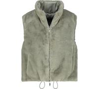 MONARI Gilet in Felloptik olive | 36