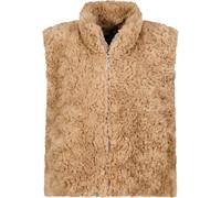 monari - Kunstfellweste mit Reißverschluss brown sugar - Gr. - 40