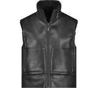 MONARI Wendegilet in Felloptik schwarz | 42