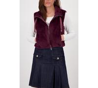 monari - Weste aus Kunstpelz bordeaux - Gr. - 42