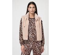 Fellimitatweste MONARI "Weste fake fur", Damen, Gr. 46, hellbraun, Plüsch, Obermaterial: 100% Polyester. Futter: 100% Polyester, unifarben, regular fit taillenbedeckt, hoch geschlossener Ausschnitt, W