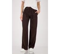 monari - Wide-Leg-Hose mit Kordel dark chocolate - Gr. - 36