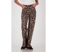 Monari - Wide Leg Hose mit Leoprint 534 cinnamon gemuste - Gr. - 40