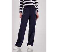 monari - Wide-Leg-Jogger mit Streifendetails marine - Gr. - 34