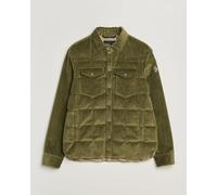 Moncler Grenoble Gelt Corduroy Shirt Jacket Military Green Grün L