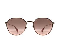 Moncler ML0156-K 28U glÃ¤nzend rose gold rosa braun Sonnenbrille Einheitsgröße